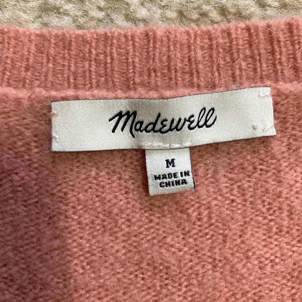 Madewell V-Neck Wrap Sweater - Picture 3 of 10